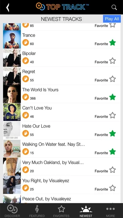 TopTrack - Promote your music in social media!應用截圖